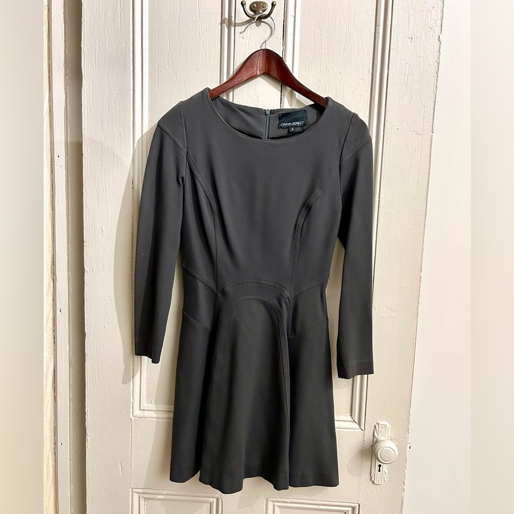 Olive Green Cynthia Rowley Long Sleeve Dress Size 2